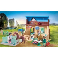 PLAYMOBIL 71352 - Vétérinaire et centre de thérapie - Horses of Waterfall - Pour enfants des 5 ans(m-2)