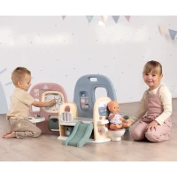 Smoby - Baby Care - Creche 5 Espaces + 27 Accessoires - Poupon jusqu'a 42 cm(m-4)