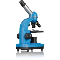 Microscope étudiant BIOLUX SEL - BRESSER JUNIOR - grossissement 40x-1600x - kit d'expérimentation - bleu(m-5)