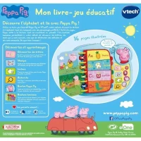 Livre-Jeu Educatif VTECH - Peppa Pig - Sons amusants - 14 pages d'histoires et de jeux(m-4)