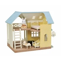 Coffret Le cottage au toit bleu - SYLVANIAN FAMILIES - 5671 - Pour Enfant de 5 ans et plus - Mobilier inclus(m-1)