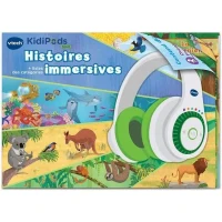 Casque audio interactif pour enfants - VTECH - Kidi Audio Max - Réglage du volume sonore - Livret imagé inclus(m-5)