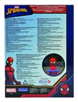 Réveil veilleuse digital LEXIBOOK - Spiderman - 3D lumineux et sonore - Rouge et bleu - Enfant(m-5)