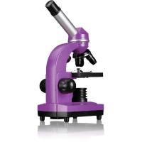 Microscope étudiant BIOLUX SEL - BRESSER JUNIOR - grossissement 40x-1600x - kit d'expérimentation - violet(m-5)