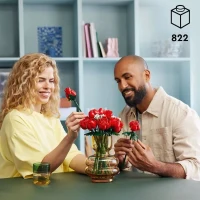 LEGO 10328 Icons Le Bouquet de Roses, Fleurs Artificielles pour Décorer, Cadeau de Saint-Valentin pour Adultes(m-5)