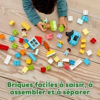 LEGO 10913 DUPLO Classic La Boîte De Briques Jeu De Construction Avec Rangement, Jouet éducatif pour Bébé de 1 an et plus(m-3)