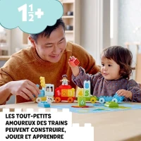 LEGO 10954 DUPLO Le train des chiffres - Apprendre a compter Jeux éducatif 1.5 an, Cadeau Jouet Bébé OU Set d'apprentissage(m-4)