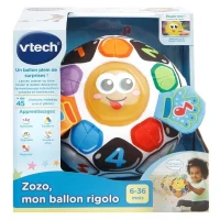 VTECH BABY - Balle d'Éveil - Zozo, Mon Ballon Rigolo - Jouet Éducatif pour Bébé de 6 a 36 Mois(m-5)