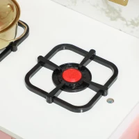 AIYAPLAY Bucătărie de jucărie din lemn cu sunet cu accesorii din oțel inoxidabil legume pentru tăiat Roz(m-5)