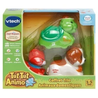 Coffret Trio Tut Tut Animo VTECH - Animaux Domestiques - 3 animaux parlants et roulants - Mixte - De 1 a 5 ans(m-2)