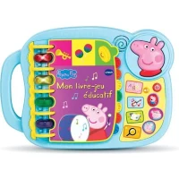 Livre-Jeu Educatif VTECH - Peppa Pig - Sons amusants - 14 pages d'histoires et de jeux(m-1)