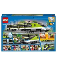 LEGO City Le Train de Voyageurs Express - Jouet de Train Télécommandé - Phares Fonctionnels - Enfants 7 Ans(m-6)