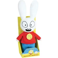 JEMINI Simon peluche +/- 30 cm musicale générique ca ca c'est Simon caca boudin(m-1)