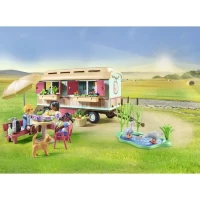 PLAYMOBIL 71441 Roulotte café boutique, Country La vie a la ferme, 145 pieces, Des 4 ans(m-3)