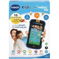 VTECH - Kidicom Max 3.0 - Portable enfant performant - 16 applications/jeux - 8 Go - Bleu(m-4)