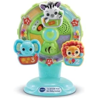 VTECH BABY - La Grande Roue des Baby Loulous - Roue musicale avec ventouse anti-chute - Vert/Multicolore(m-1)
