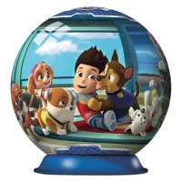 Puzzle 3D Ball Pat'Patrouille - Ravensburger - 72 pieces numérotées - Diametre 13 cm(m-2)