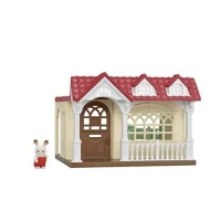 Maison miniature - SYLVANIAN FAMILIES - La Maison Framboise - Pour bébé - Marron - Rouge, marron et beige(m-3)