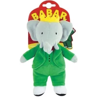 Babar Peluche Éléphant +/- 20 cm - JEMINI - Représentation parfaite du roi des éléphants.(m-1)