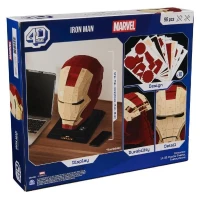 Marvel - CASQUE IRON MAN -Maquette 4D a construire(m-6)