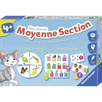 Mes jeux de moyenne section - Coffret complet éducatif - 20 activités programme 2e année maternelle - Ravensburger - Des 4 ans(m-2)