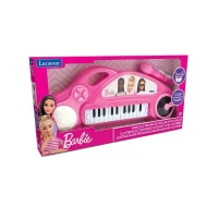 Piano électronique pour enfants Barbie avec effets lumineux et microphone - 24 touches(m-6)