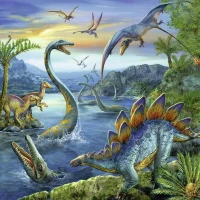 Puzzles 3x49 pieces - La fascination des dinosaures - Ravensburger - Lot de puzzles enfant - Des 5 ans(m-2)