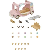 Le marchand de glace ambulant - SYLVANIAN FAMILIES - 5651 - Extérieur - Rose - A partir de 3 ans(m-2)