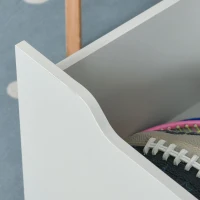 HOMCOM Bibliotecă etajeră Multi-Depozitare 3 rafturi 2 nișe Sertar mare din lemn Gri(m-4)