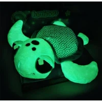 Ma Petite Carapace Peluche Tortue Lumineuse Naturelle +/- 25 cm - JEMINI - Chargeable a la lumiere, fonctionne sans pile.(m-2)