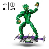 LEGO Marvel 76284 Figurine du Bouffon Vert a Construire Jouet Enfant Super-héros(m-2)