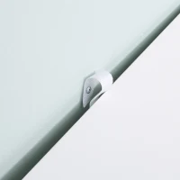 HOMCOM Noptieră cu 2 sertare și picioare din oțel masă auxiliară pentru living dormitor 45x39x48cm alb și stejar(m-5)