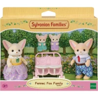 Poupée - SYLVANIAN FAMILIES - Famille Fennec - Multicolore - Articulée et habillée avec soin(m-2)