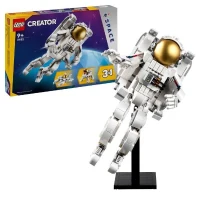 LEGO 31152 Creator 3en1 L'Astronaute dans l'Espace, Jouet de Construction avec Chien et Navette Spatiale, Décoration(m-1)