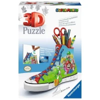 Puzzle 3D Sneaker Super Mario - Ravensburger - 108 pieces - Sans colle - A partir de 8 ans(m-3)