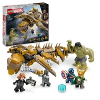 LEGO Marvel 76290 Les Avengers Contre le Léviathan, Set avec minifigurines de super-héros(m-1)