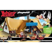 PLAYMOBIL 71266 Astérix Hutte d'Ordralfabetix, village d'Astérix, Jouet de collection, Des 5 ans(m-5)