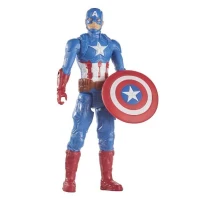 Figurine Captain America 30 cm, jouet Avengers Titan Hero Series pour enfants a partir de 4 ans, Marvel(m-3)
