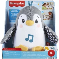 Fisher-Price-Mon Pingouin d'Éveil-Peluche Musicale HNC10(m-2)