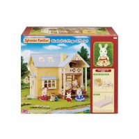Coffret Le cottage au toit bleu - SYLVANIAN FAMILIES - 5671 - Pour Enfant de 5 ans et plus - Mobilier inclus(m-3)