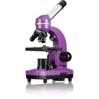 Microscope étudiant BIOLUX SEL - BRESSER JUNIOR - grossissement 40x-1600x - kit d'expérimentation - violet(m-4)