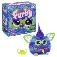 Furby Galaxie, peluche activée par la voix brille dans le noir, jouets interactifs, des 6 ans(m-2)