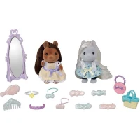 SYLVANIAN FAMILIES - Les amis poney et leurs kits de coiffure(m-1)