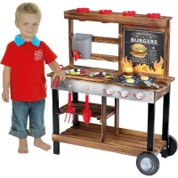 Cuisine d'été en bois Beach Picnic avec 23 accessoires - KLEIN - 2368(m-2)