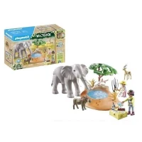PLAYMOBIL 71294 Explorateurs avec animaux de la savane, Wiltopia, Avec 1 éléphant et des animaux, Des 4 ans(m-3)