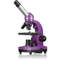 Microscope étudiant BIOLUX SEL - BRESSER JUNIOR - grossissement 40x-1600x - kit d'expérimentation - violet(m-3)
