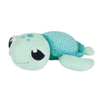 Ma Petite Carapace Peluche Tortue Lumineuse Naturelle +/- 25 cm - JEMINI - Chargeable a la lumiere, fonctionne sans pile.(m-1)