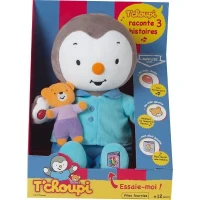 Peluche T'CHOUPI Raconte moi une histoire - JEMINI - ± 30 cm - Bleu - Enfant - Mixte(m-6)
