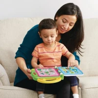 VTECH - Mon Imagier Bilingue - 100 Animaux - Livre interactif bilingue - Pour Enfant - Pile - Multicolore(m-3)