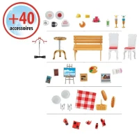 Playset deluxe Paris - BANDAI - Miraculous - Plus de 1,20 m avec accessoires(m-3)